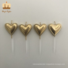 Top Heart Shaped Candles Gold Supplier